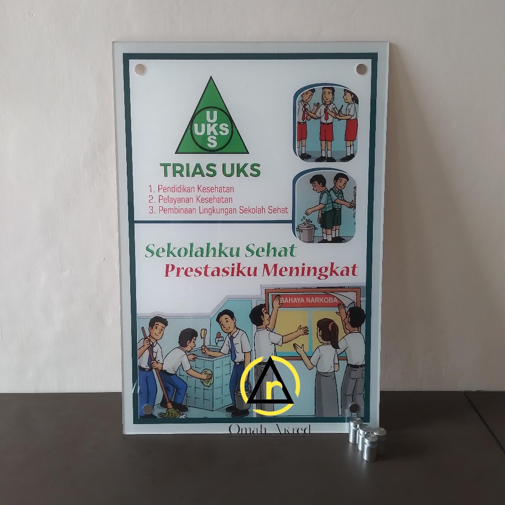 

Akrilik Trias UKS - Akrilik Poster Sekolah - Usaha Kesehatan Sekolah