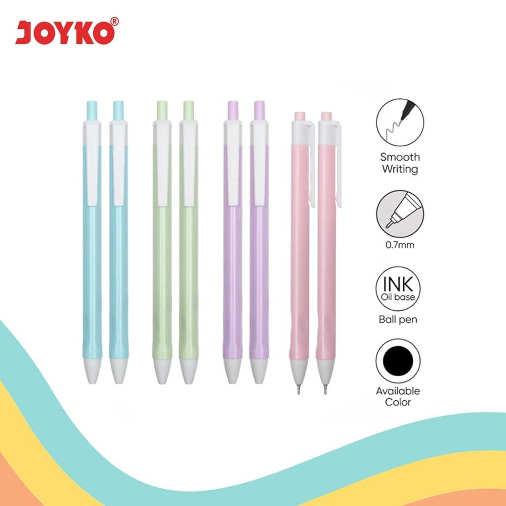 

BALLPOINT JOYKO BP-342 VOKUS PASTEL (12 PCS)
