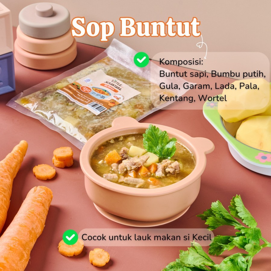 Plum & Blum Frozen Sop Buntut Siap Saji 200gr - Makanan Anak