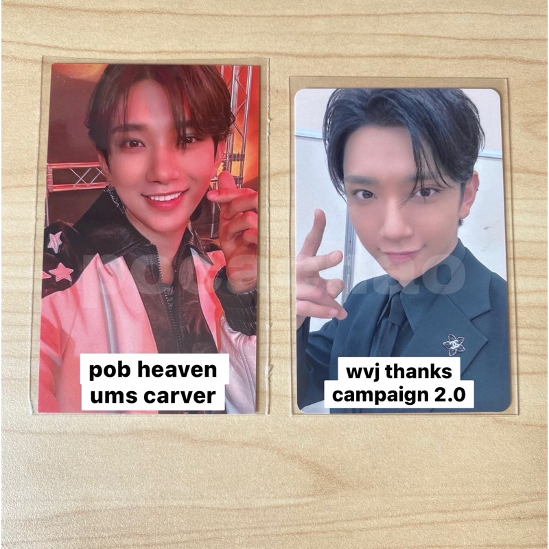 JOSHUA SEVENTEEN PHOTOCARDS PC SVT - Heaven UMS - WVJ Thanks Campaign 2.0