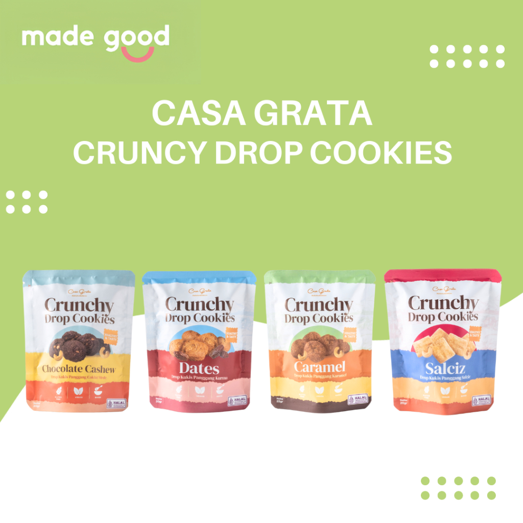 

Casa Grata - Crunchy Drop Cookies 20g