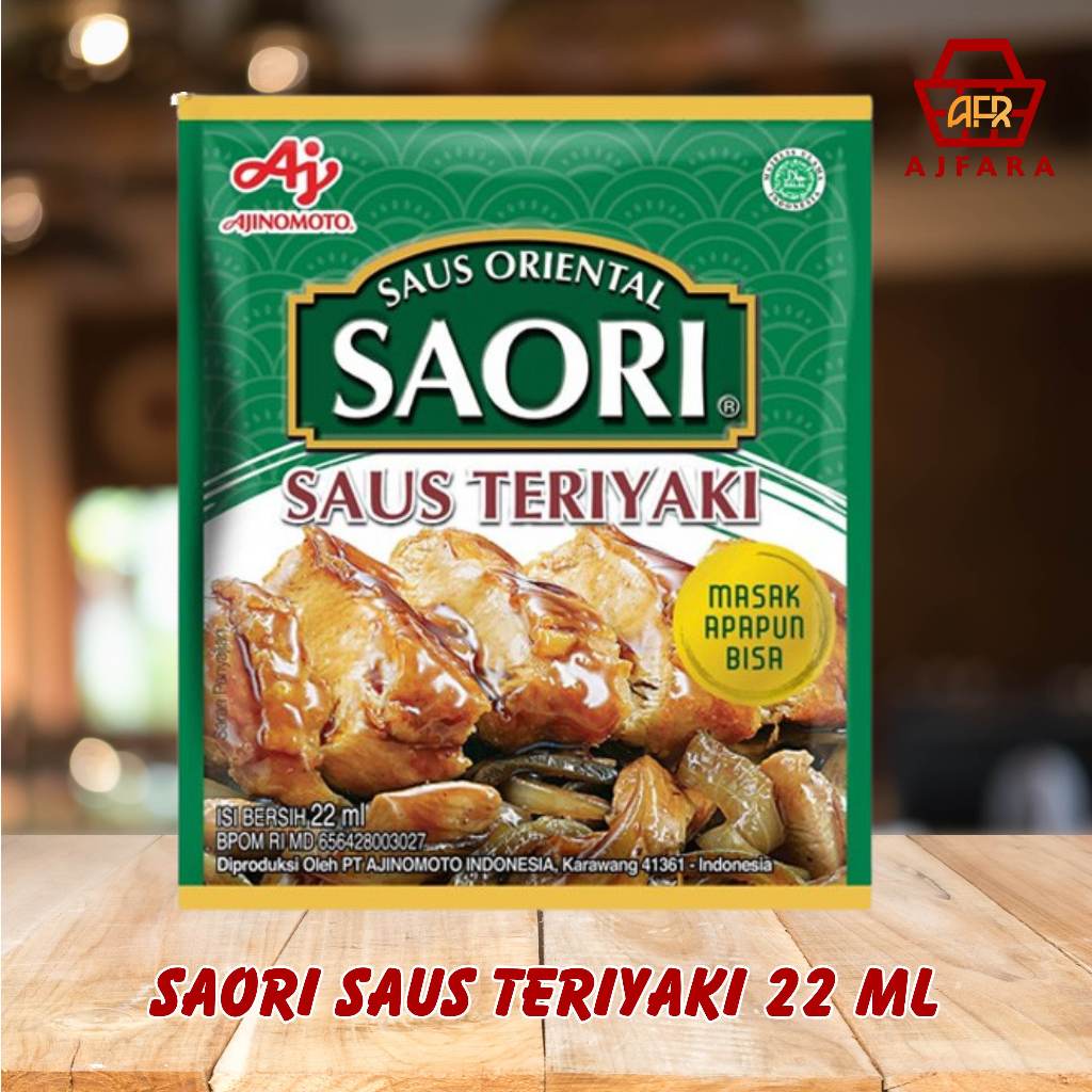 

Saori Saus Bulgogi Sachet 25 ml/Saori Saus Asam Manis 25 ml/Saori Saus Lada Hitam 26 ml/Saori Saus Mentega 26 ml/Saori Saus Teriyaki 22 ml/Saori Saus Tiram 23 ml