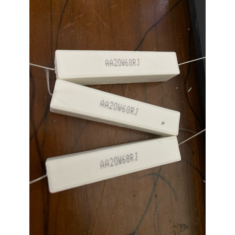 Resistor Kapur 20w 68ohm original Murah Bagus Resistor 20 watt 68 ohm