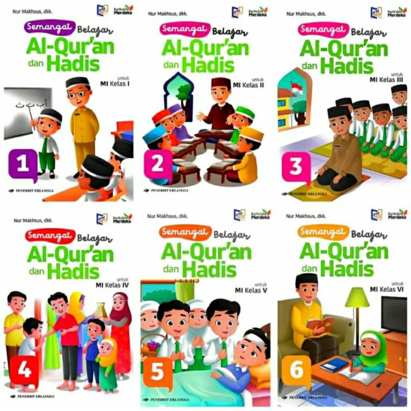 

Kurikulum Merdeka Al Quran Hadis kelas 1,2,3,4,5,6 SD/Mi Penerbit Erlangga