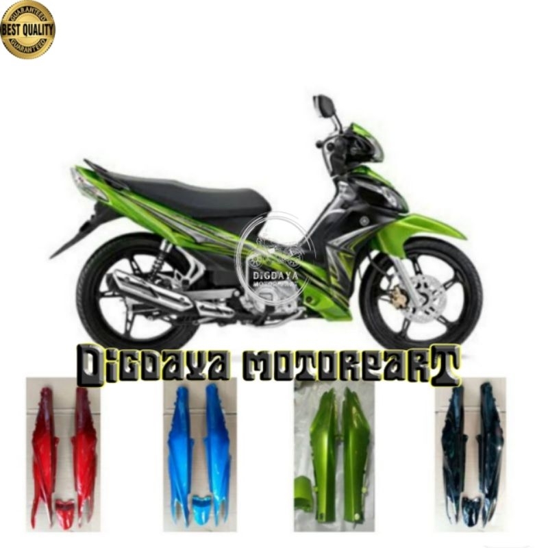 cover body bodi yamaha jupiter z new 2010/2011 jupiter robot warna biru kualitas bagus