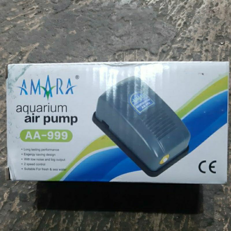 Amara AA 999 Aquarium Air Pump - Aerator - Pompa Angin Aquarium