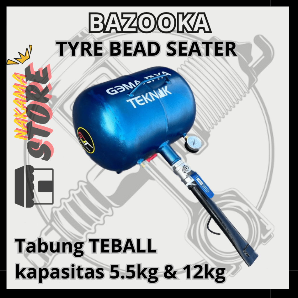 Bazooka Tyre Bead Seater Basoka Booster Angin Mobil Ban Tapak Lebar