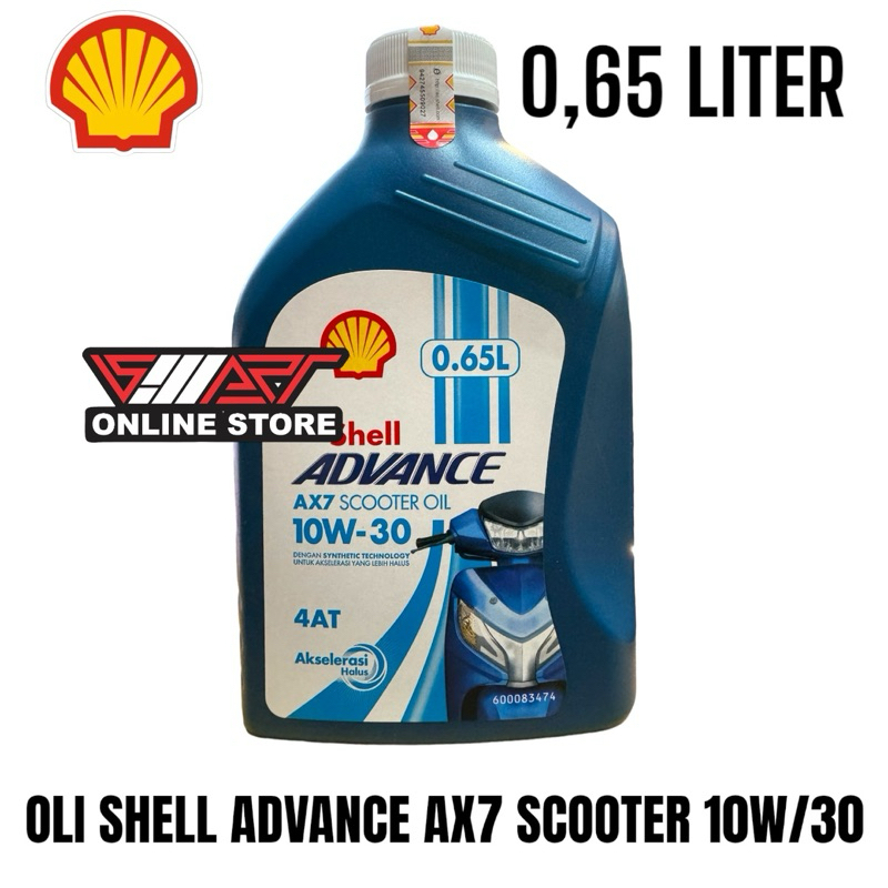 OLI SHELL HELIX ADVANCE AX7 10W/30 0,65 LITER