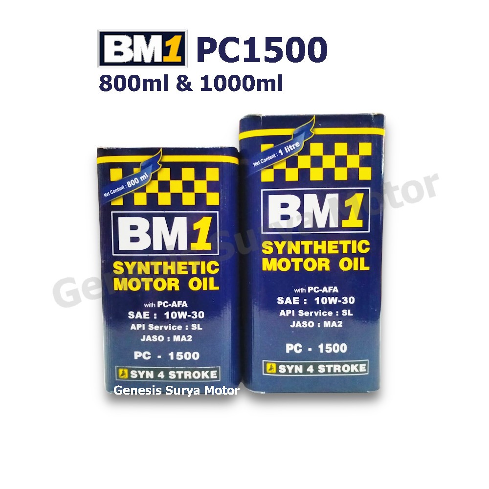 Oli BM1 PC1500 10W30 Pilih Variasi