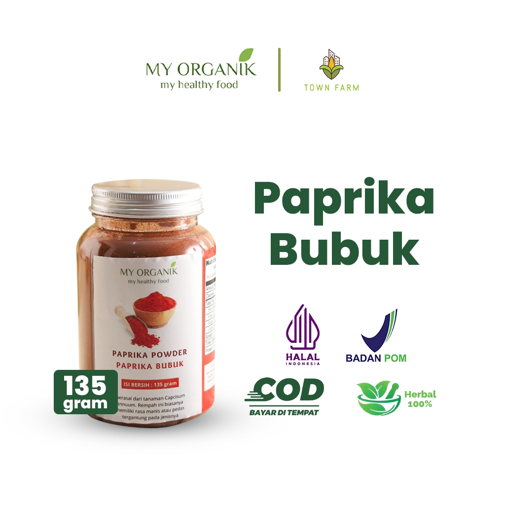 

My Organik Paprika Bubuk Murni Red Paprika Powder Tanpa Campuran