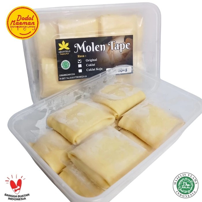 

Molen Tape Bolen Tape Argotelo Frozen Siap Goreng Oleh2 Khas Salatiga