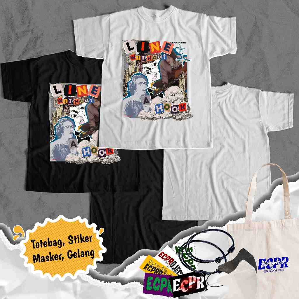 [KOMIK VERSION] KAOS LINE WITHOUT A HOOK - REGULER COTTON COMBED