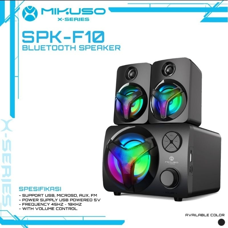 SPEAKER ACTIVE BLUETOOTH MIKUSO SPK-F10
