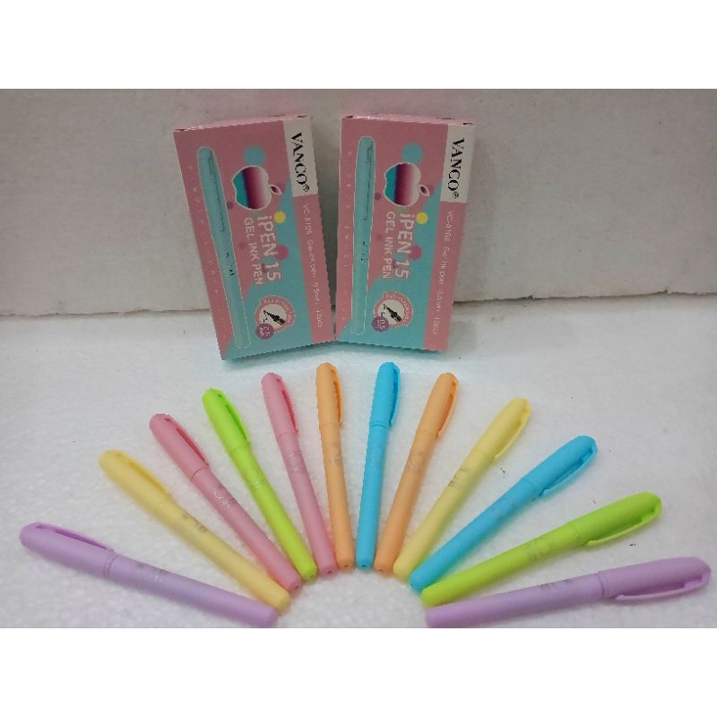 

Bolpoin Vanco Gel Gel Ink Pen VC-8108 isi 12 pcs