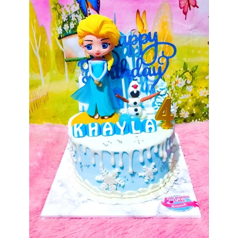 

kue ulang tahun frozen