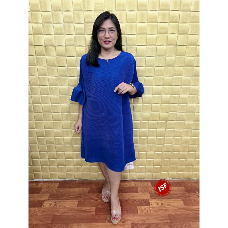 DRESS Plisket Thailand Tunik Polos / Baju Terbaru