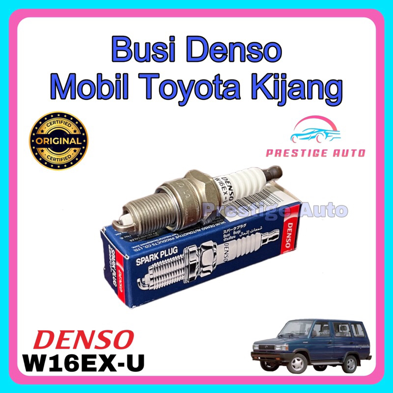 Busi Denso W16EX-U Mobil Toyota Kijang Lama / Super 5K / Kapsul 7K Non EFI 100% Original
