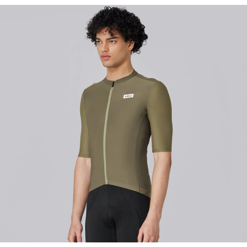 MBO Jersey Men's Prime Training Jersey C001 Olive Bicycle Jersey