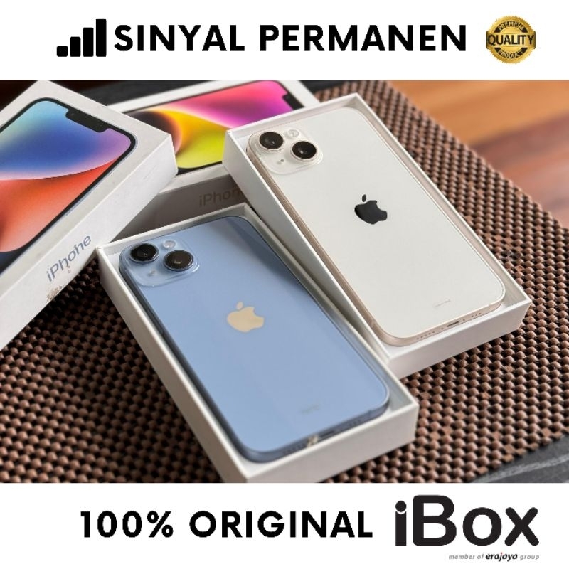 IPHONE 14 PLUS IBOX 256 GB & 128 GB SECOND GARANSI RESMI