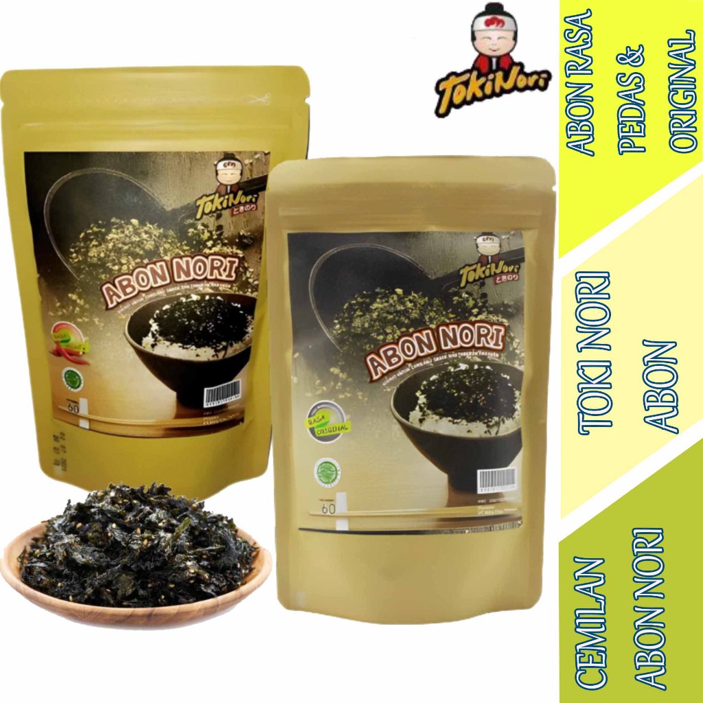 

Snack Abon Aneka Varian Rasa - Toki Nori - Snack Tabur Abon Nori - 30gr