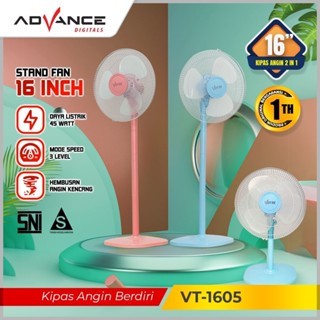 Kipas Angin Berdiri Advance VT 1605 Stand Fan Votre 16 inch/Stand Fan Votre VT-1605 16 Inch/Advance 
