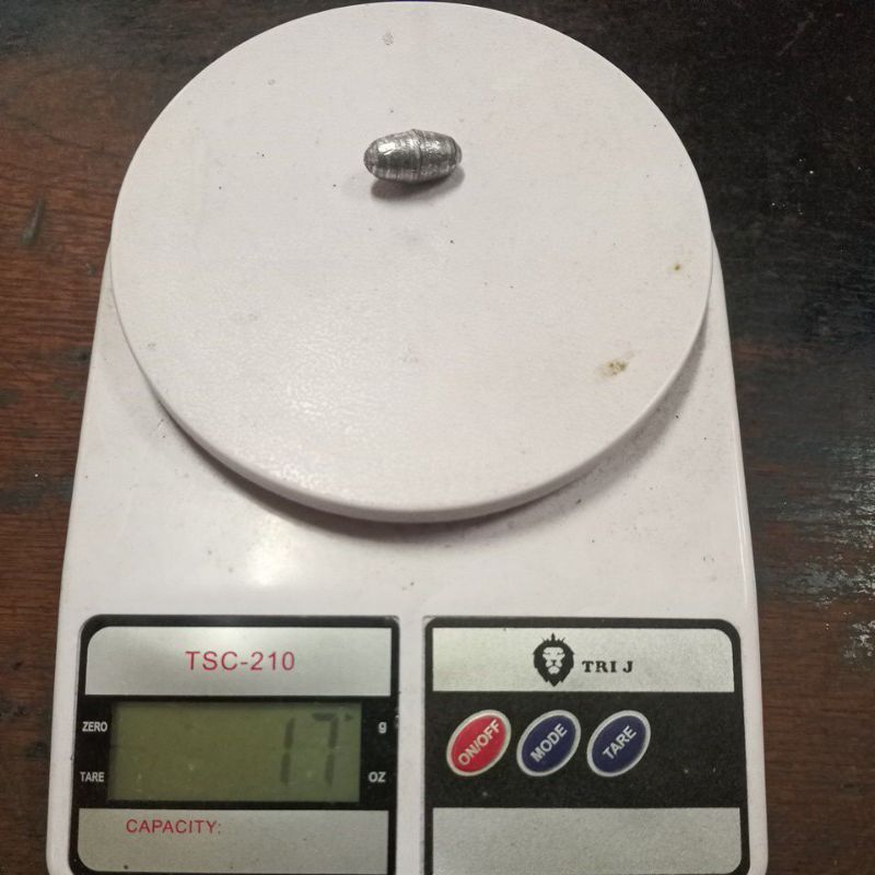 Timah Pancing Pemberat Sinker Melinjo 17/26 gram