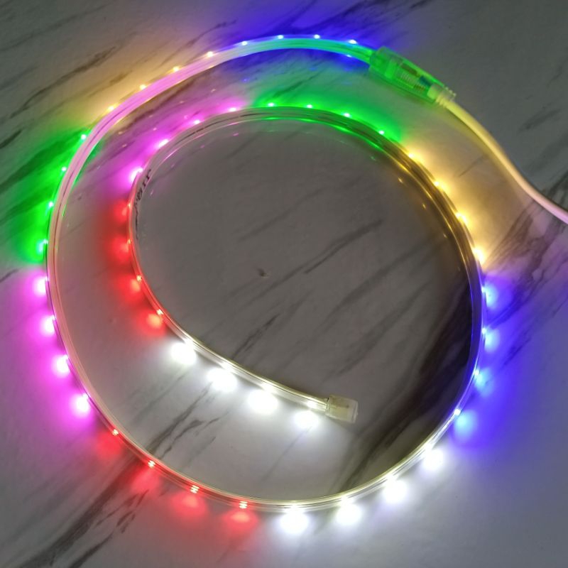 lampu strip led warna warni + adaptor