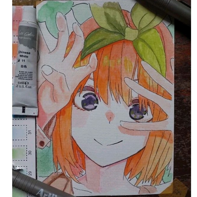 [Baru] custom gambar anime berwarna (watercolor)