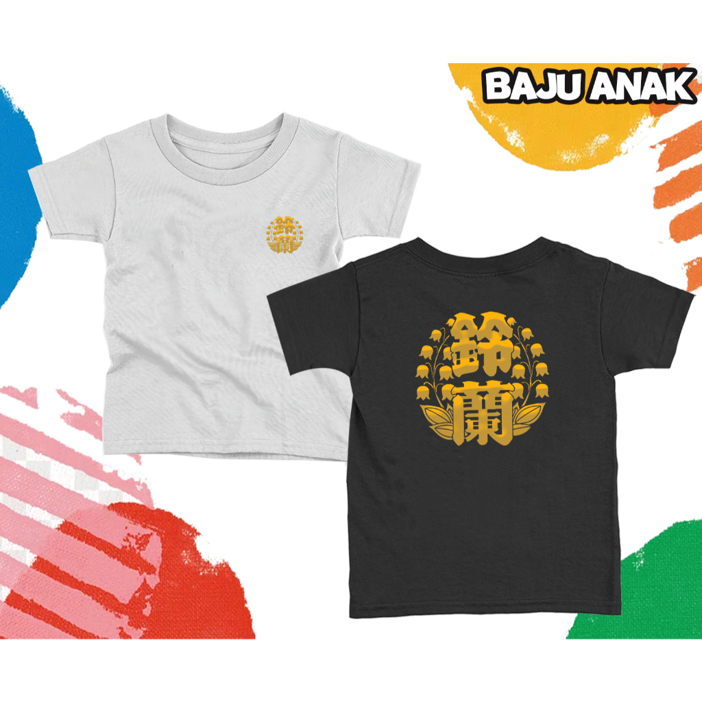 BajuMantaap [ Bisa COD ] Baju Anak New High And Low The Worst - Tshirt Suzuran High School - Baju Su