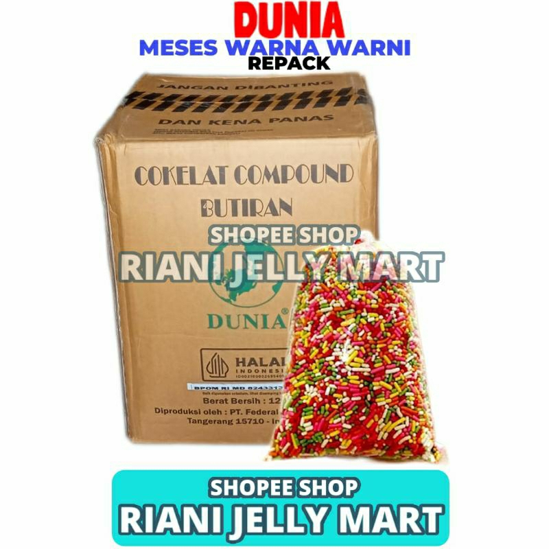 

Meses Ceres Warna Warni Cap Dunia 250GR Repack