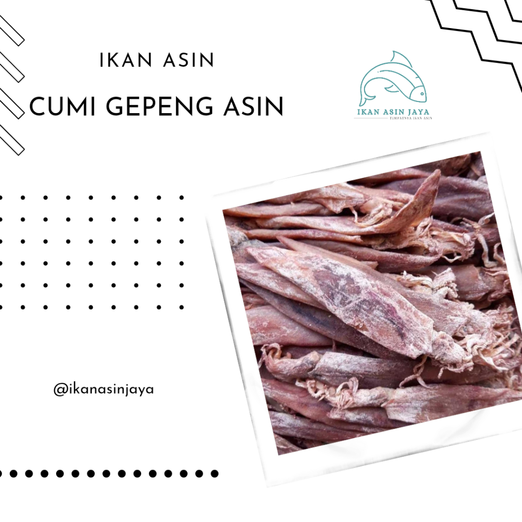 

Ikan Asin Cumi Gepeng Asin 100 Gram