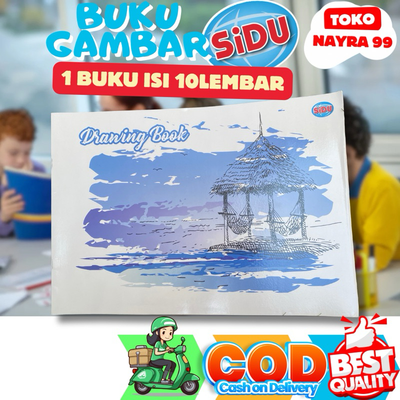 

sidu buku gambar A3 isi 10 Lembar tebal halus dan lembut