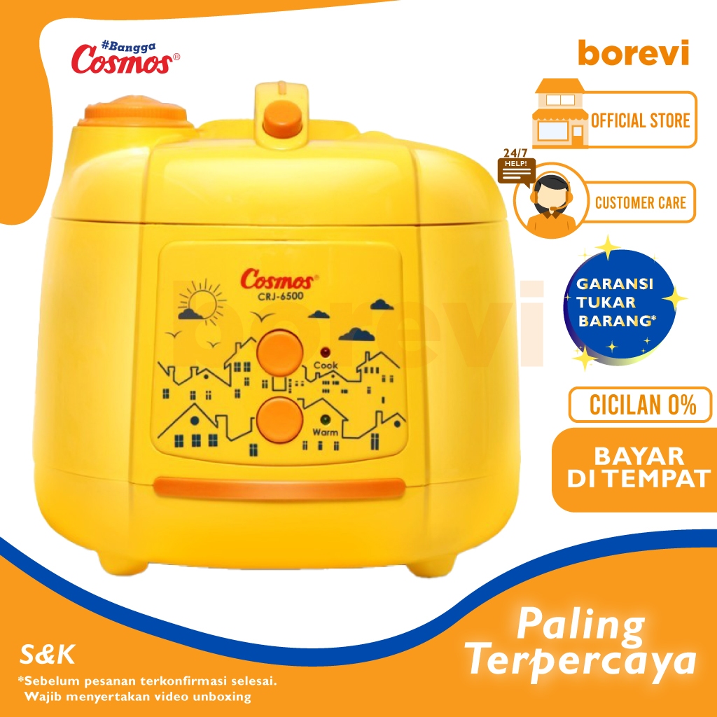 Cosmos Crj 6500 M R Magic Com Harmond 2 Liter Rice Cooker Penanak Nasi Crj6500m Crj6500r
