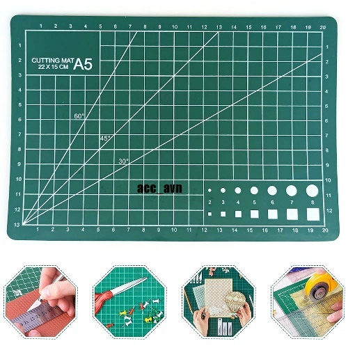 

Pad Cutting Mat Alas Potong Papan Kerja A5 22 x 15 cm