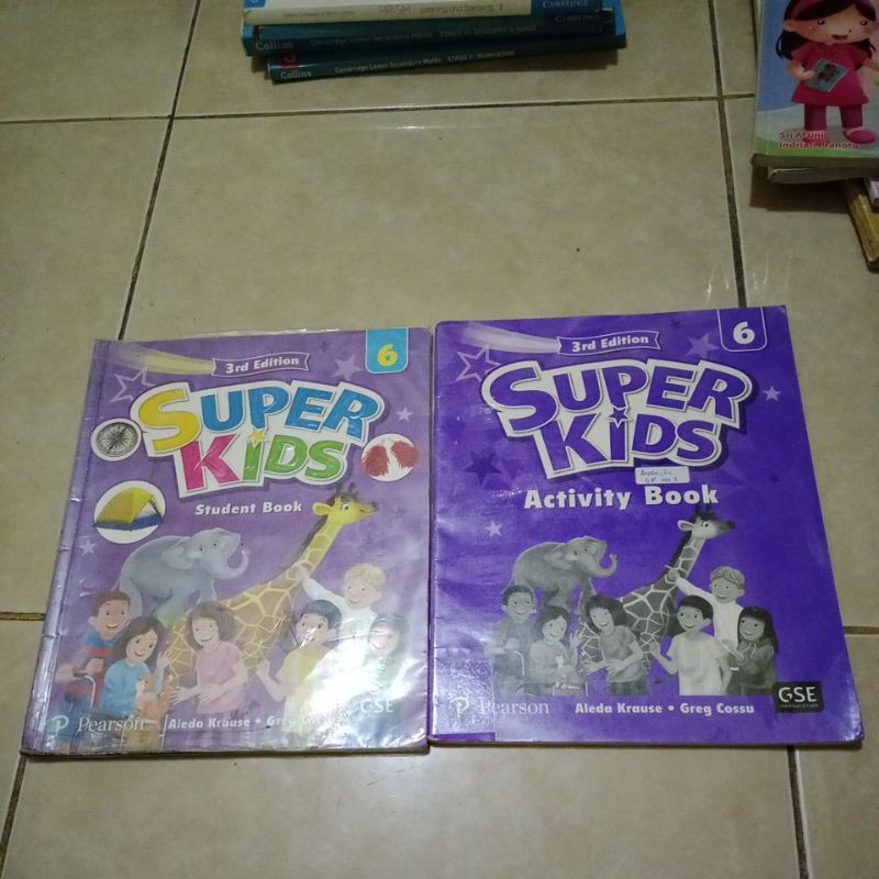 buku super kids student book activity book kls 6