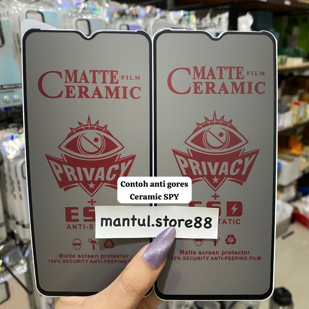 Ceramic SPY Full Screen Guard REALME 5 REALME 5i REALME 5S Anti Gores Anti Pecah - mantul.store88