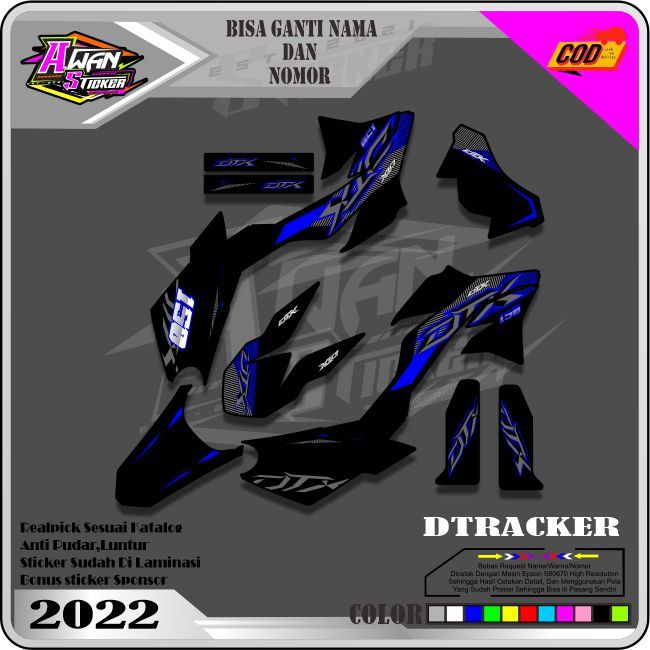 sticker sticker dtx - decal dtracker - r super glosy -decal dtracker custom Decal Full Body Awan Dtx