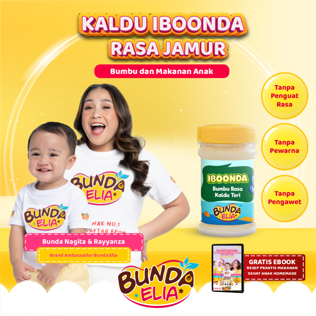 

IBOONDA By Bumbu Bunda Elia Kaldu Keluarga dan Anak Tanpa Penguat Rasa Tanpa Pengawet Tanpa Pewarna