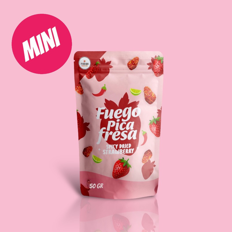 

MINI Fuego Pica Fresa ( Mexican Spicy Dried Strawberry)
