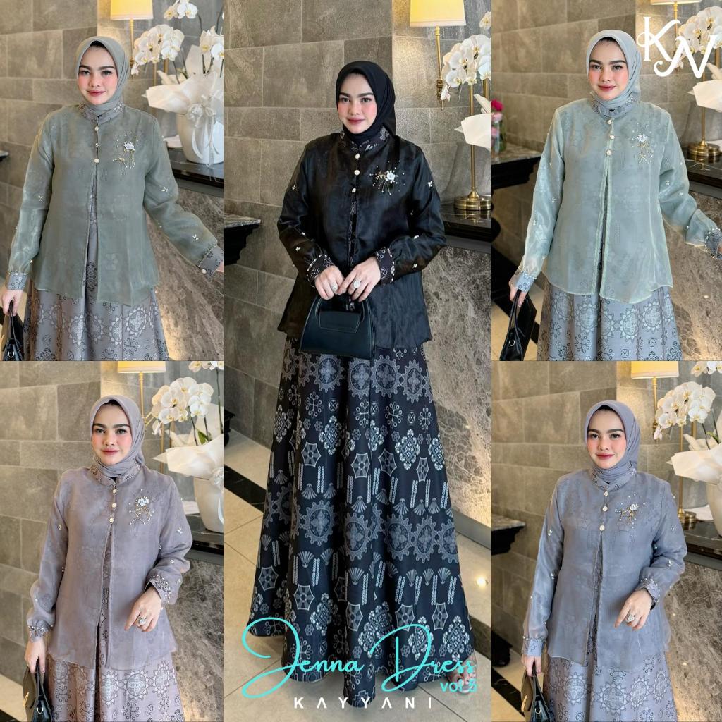 Gamis JEENA Dress Vol 5 By Kayyani terbaru