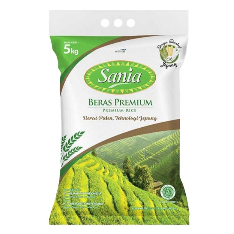 

Sania beras premium 5 kg