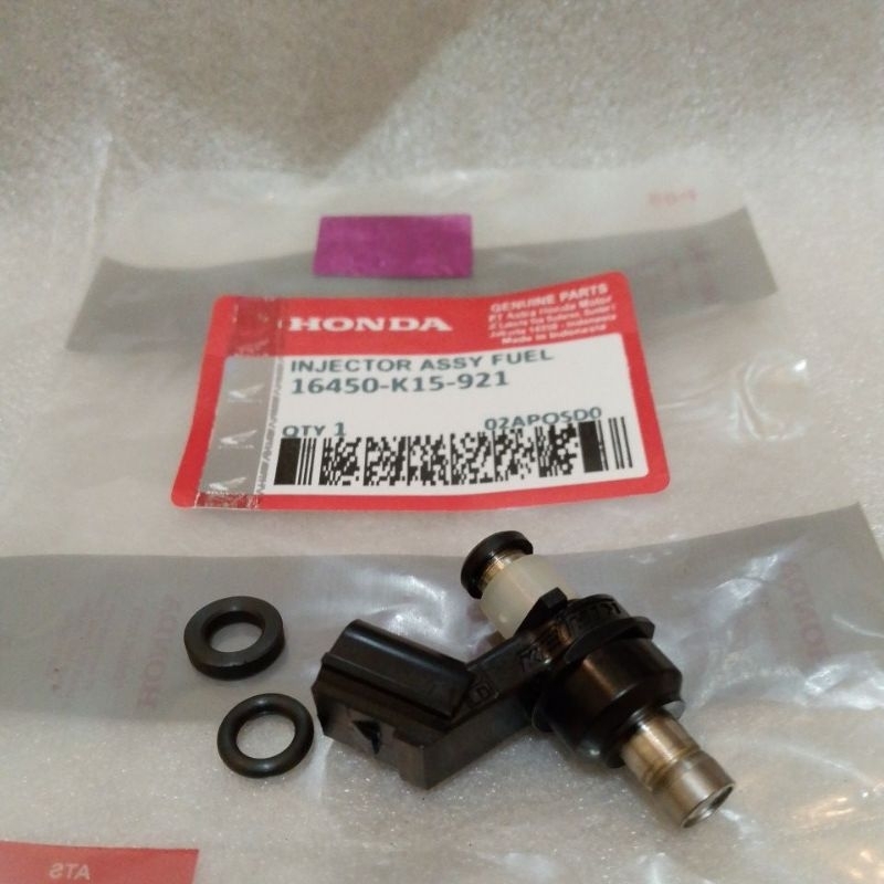 NOSEL INJEKTOR ORIGINAL OEM HONDA K15 8HOLE CB150R CBR150 SONIC 150,GTR 150 PNP VARIO 125,150 BEAT F