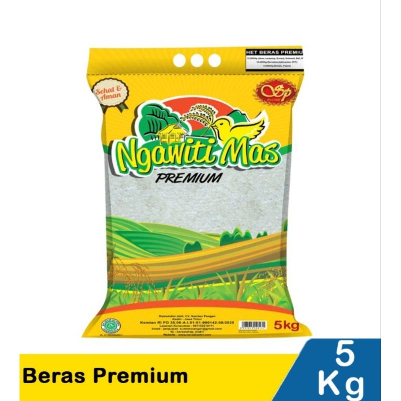 

Ngawiti mas beras premium 5 kg