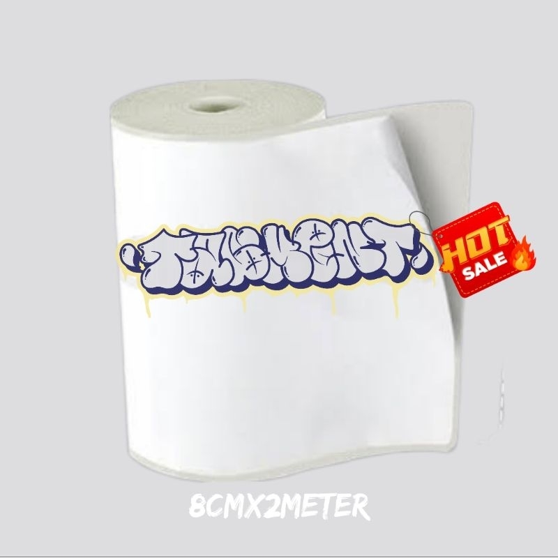 

Tagment Stiker Graffiti polos Gulung 2meter Continues Sticker Roll