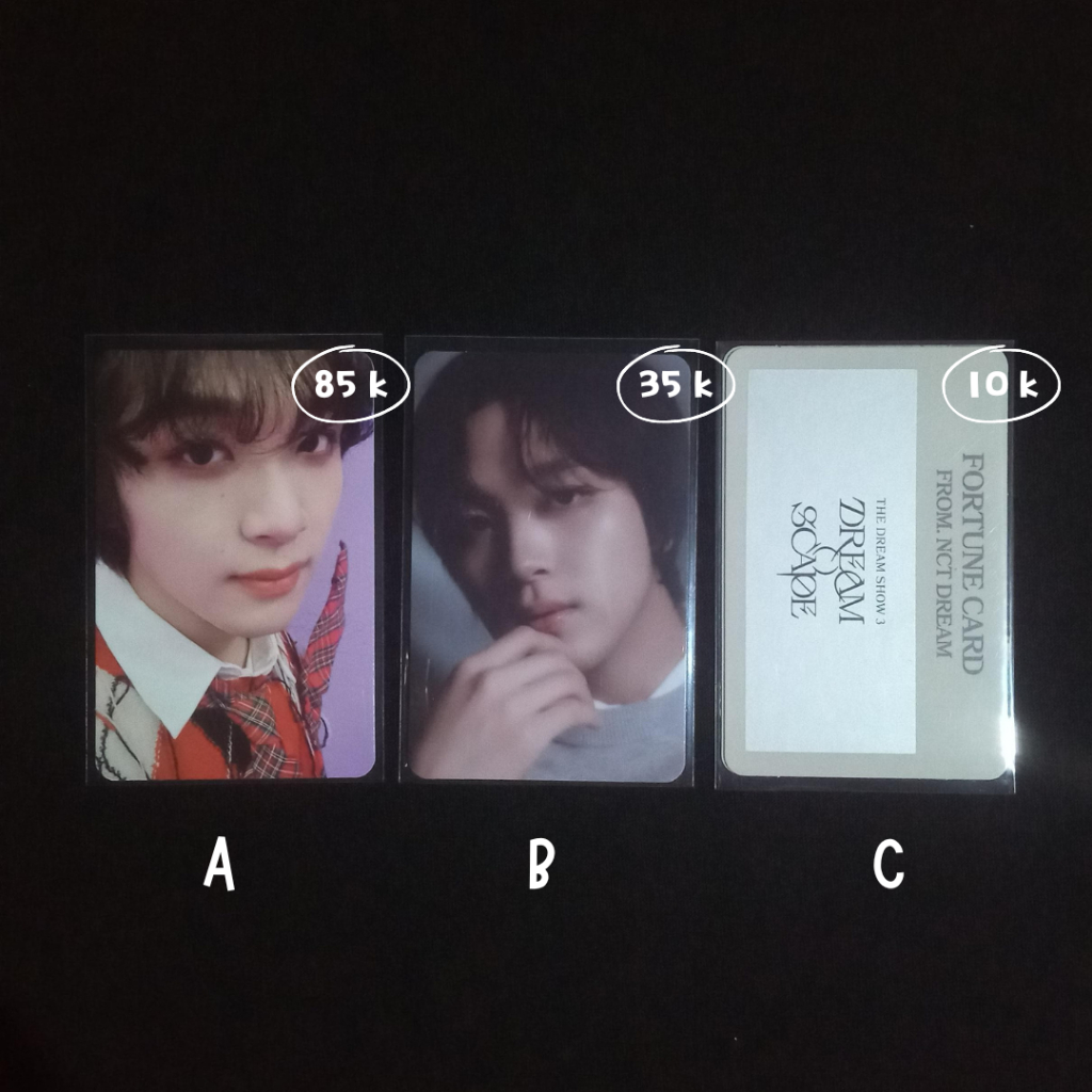 Photocard Haechan NCT Dream Fortune Scratch MD TDS 3