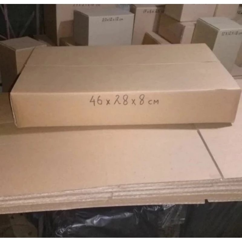 

kardus box packing ukuran 46×28×8 cm