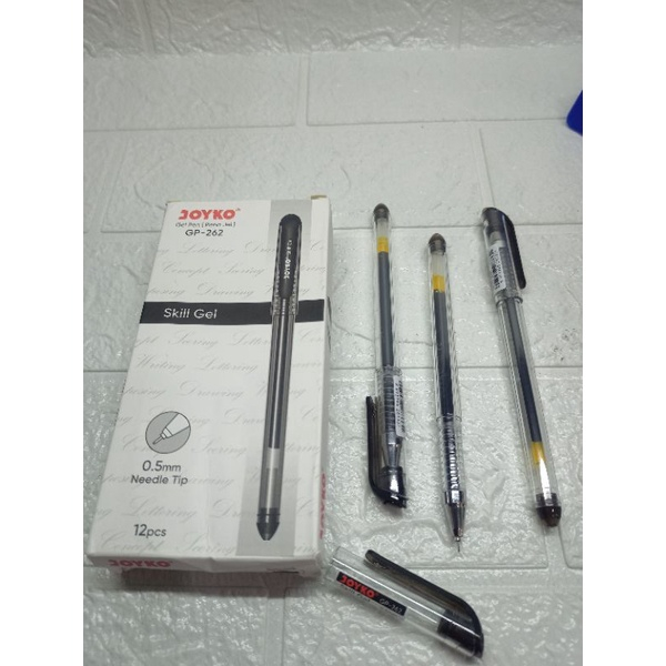 

1 PCS Gel Pen/Pena/Pulpen JOYKO Skill Gel 0.5 Hitam ( PCS )