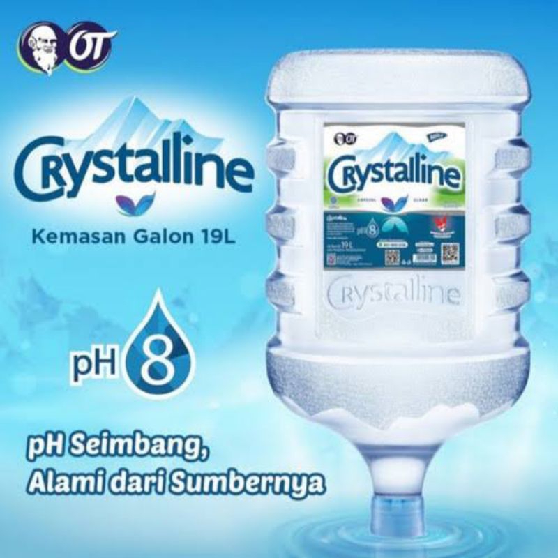 

CRYSTALINE - AIR MINERAL KEMASAN GALON 19L