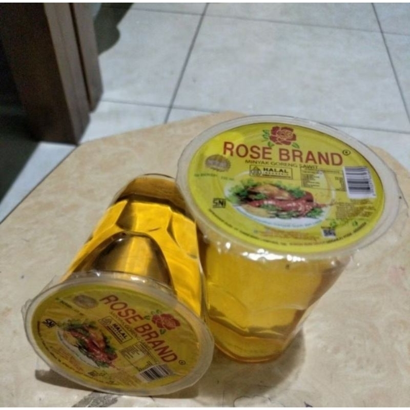

Rosebrand minyak kemasan gelas 220mL dpt 2pcs