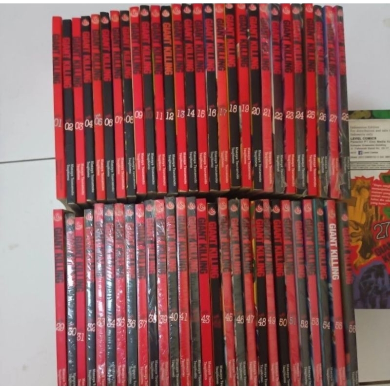 komik giant killing set